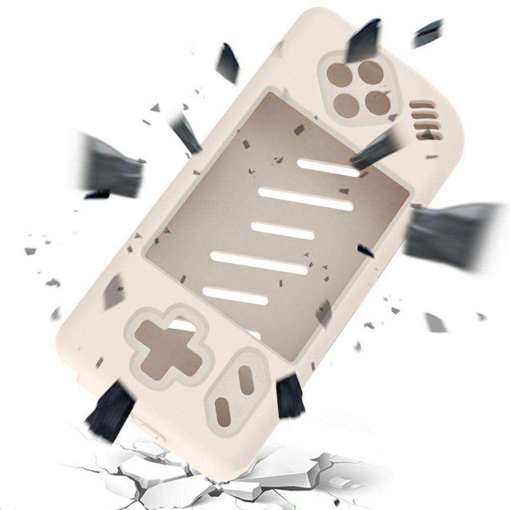 Silicone Protective Case for Anbernic RG28XX Handheld Gaming Console Sleeve with Strap