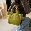 Холщовая сумка женская осенне-зимняя универсальная 2025 новая модная портативная женская сумка простая тканевая сумка сумка-тоут