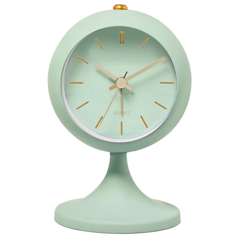 Ретро аналоговый будильник тихие нетикающие прикроватные часы для спальни домашнего офиса