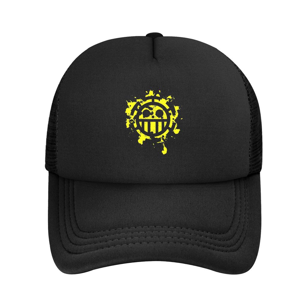Mihawk  onepieces  Flag Trucker Hat Unisex Sport  Mesh Baseball Cap Polyester Adjustable Sports Cap
