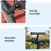 Front Mounted Bicycle Seats with Handlebars and Foot Pedals for Kids Children