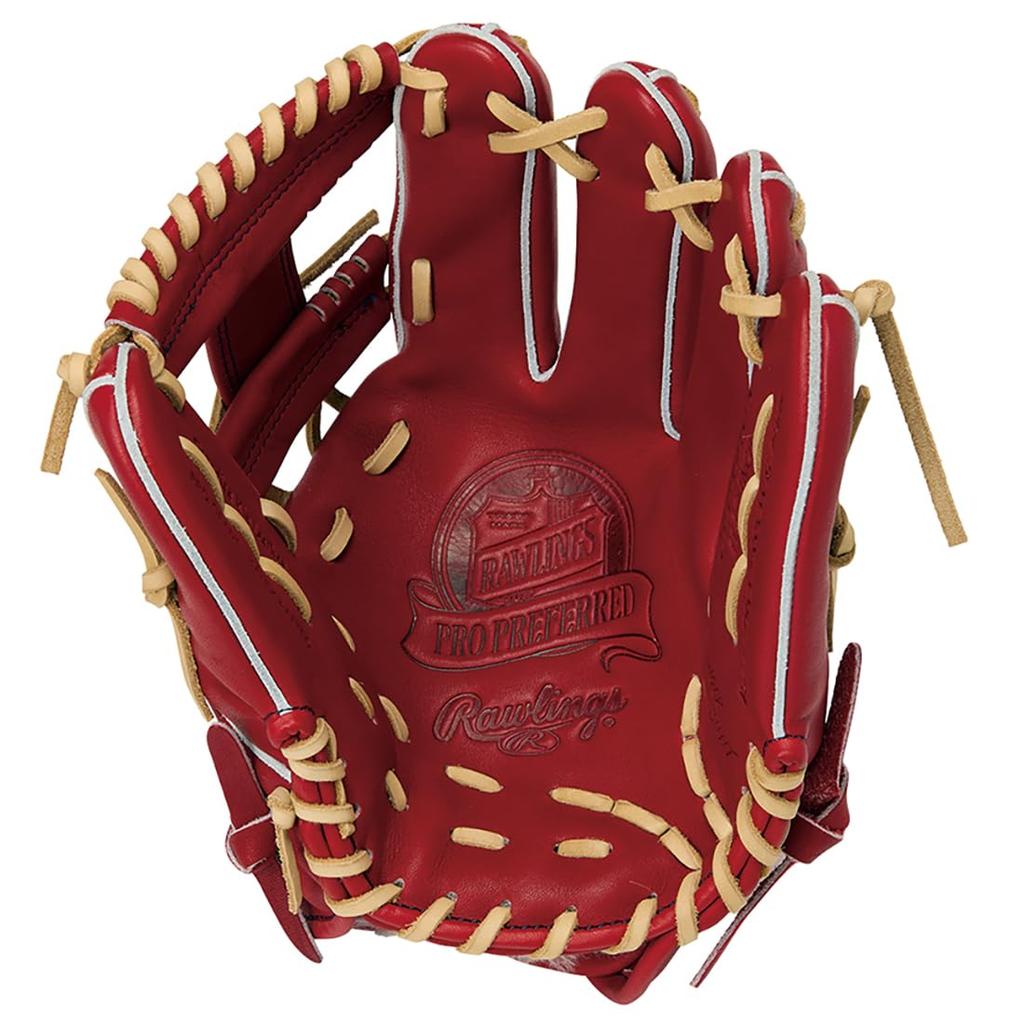 Rawlings Бейсбольная перчатка PRO PREFERRED Glove GH6PR935FS Винный дюймы – Стиль-FS- Для инфилдера 11.75 (Бросок правой рукой)