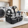 Large Capacity Cleaning Caddy Bag with Multiple Pockets, Heavy Duty Multipurpose Utility Tote Organizer