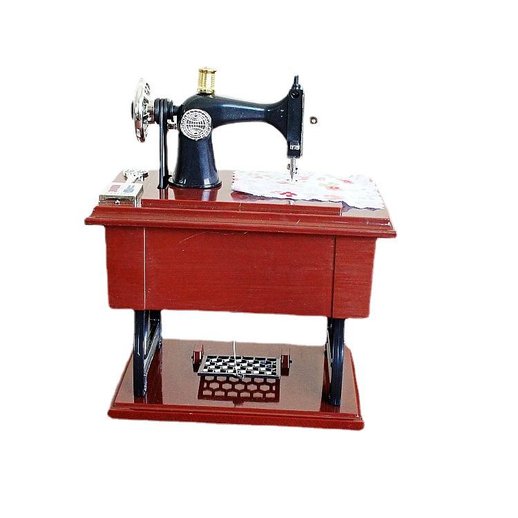 S-1 Креативная швейная машинка Музыкальная шкатулка Модель Домашний Декор Подарок