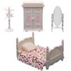 1 Set Desktop Miniature Decors Realistic Bedroom Furniture Decorative Furniture Decors