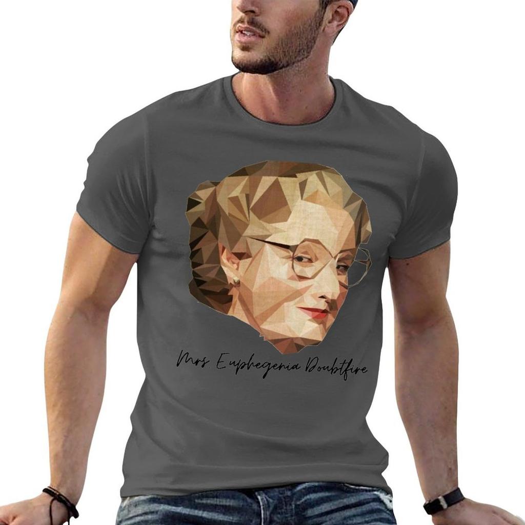 Mrs Doubtfire Robin Williams TShirt man t shirt designer anime tshirt TShirt