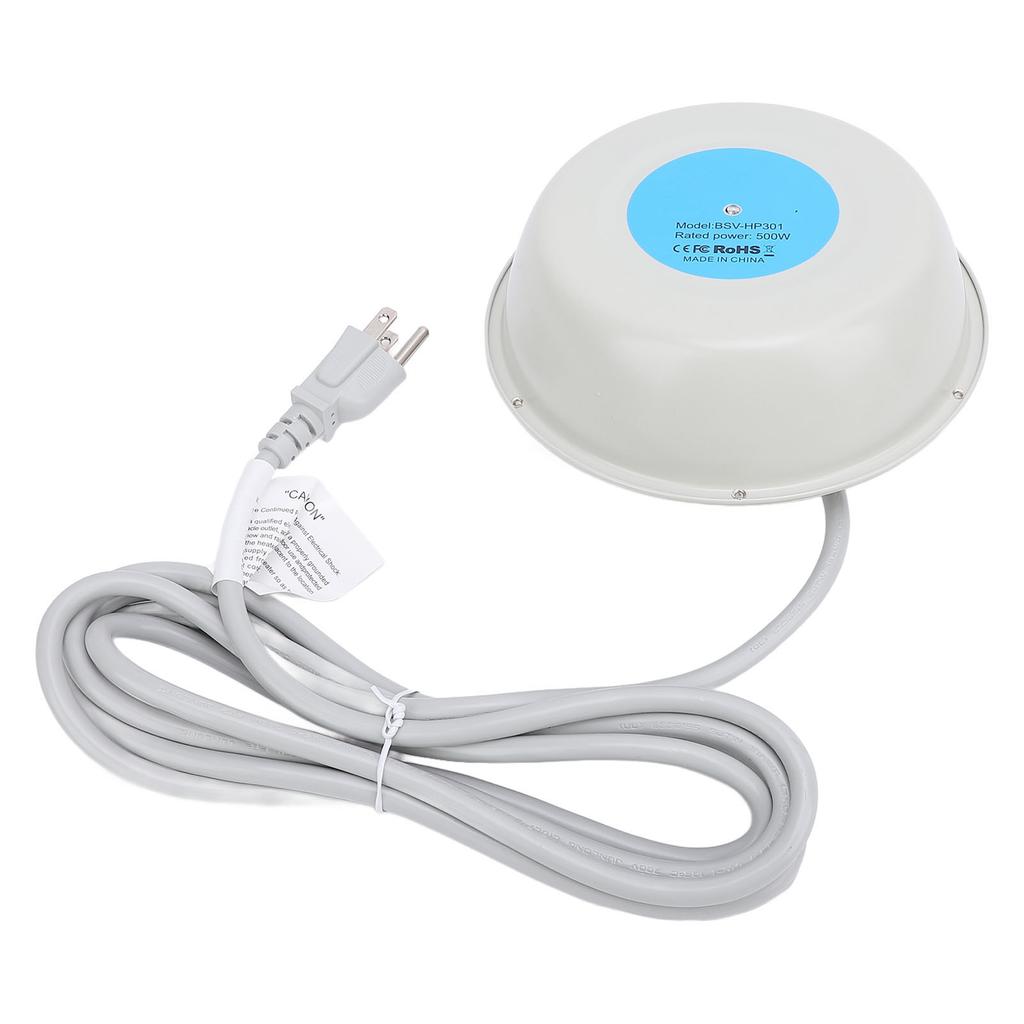 Плавающий нагреватель с 3-метровым кабелем 500 Вт, безопасный и эффективный, защита от укусов, для размораживания рыбы в пруду