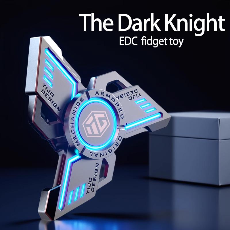 Светящийся edc Металлический спиннер Fidget spinner Игрушка-антистресс Игрушка для снятия стресса Игрушка для снятия стресса спиннер