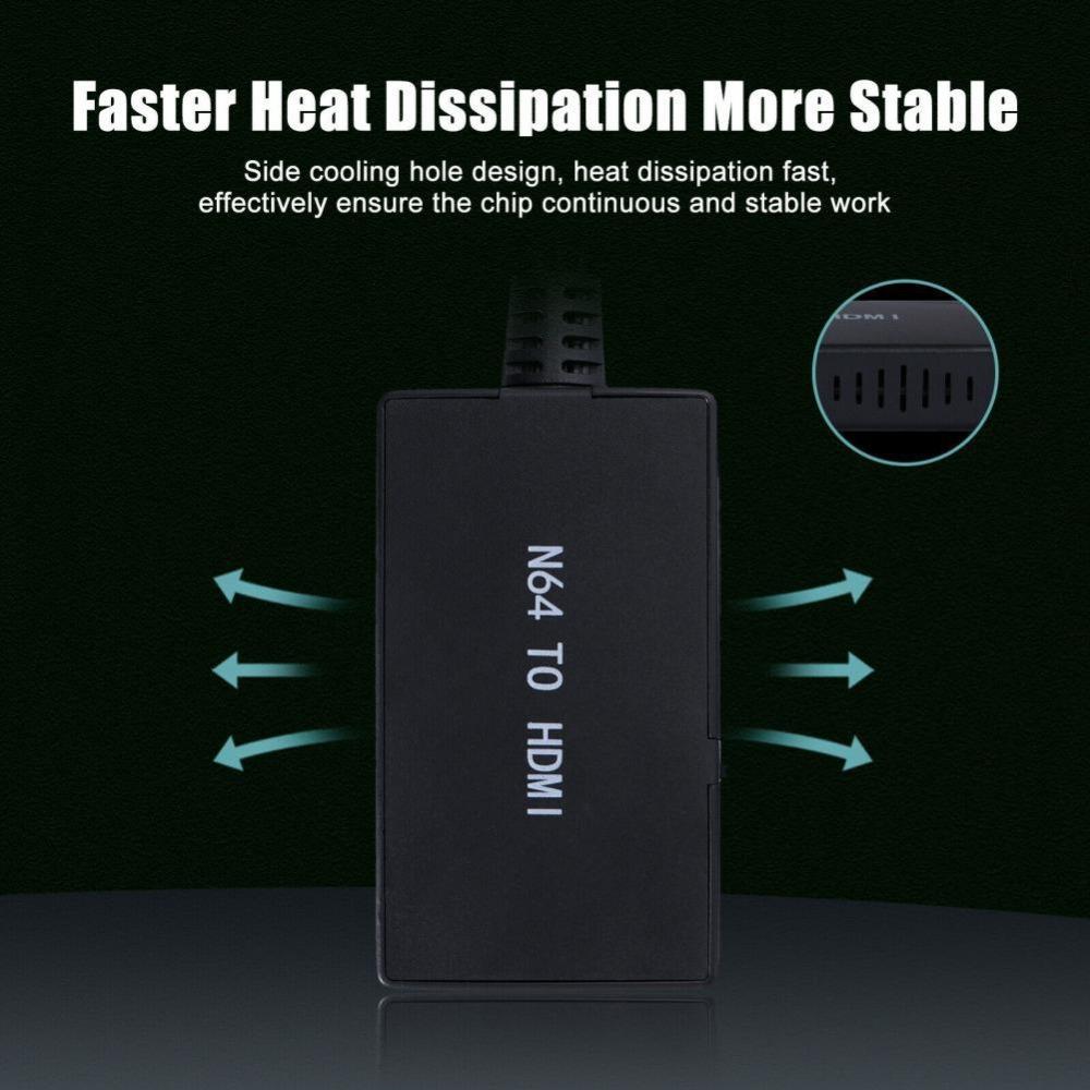 N64 to HDMI Adapter Cable – N64/SNES/NGC 1080P HD Converter