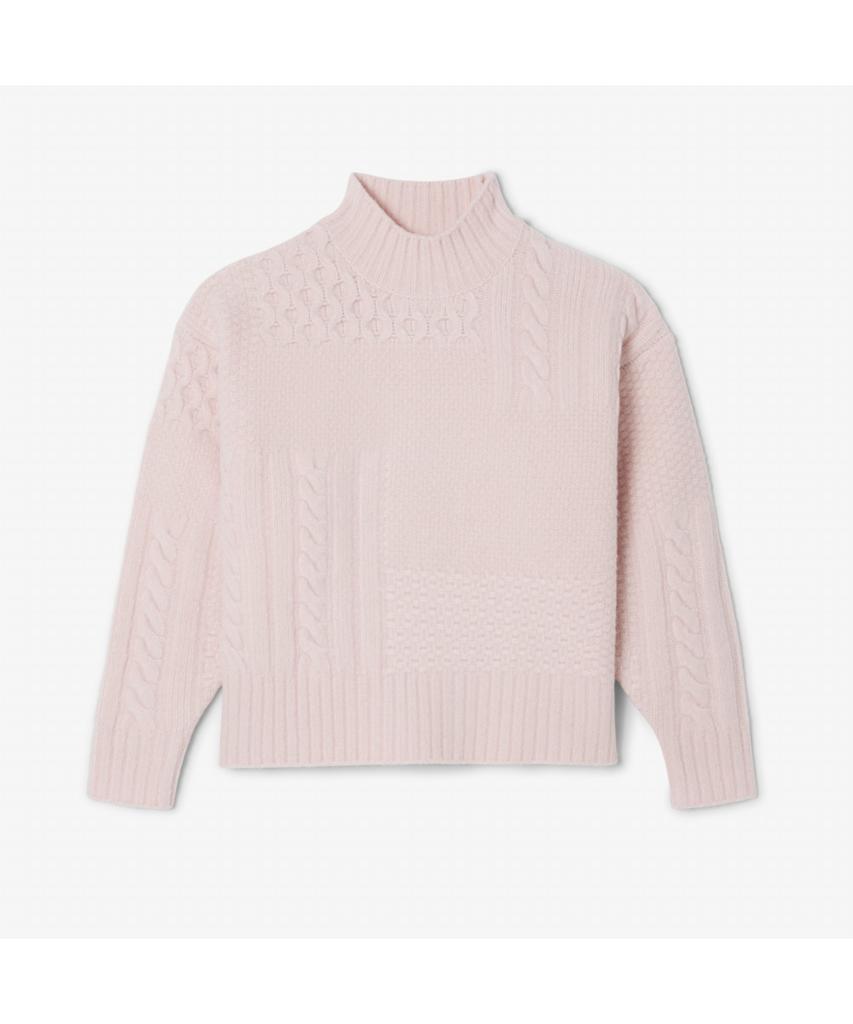 LACOSTE Women'S Aran Cable Turtleneck Pullover Af3974-55N Ady