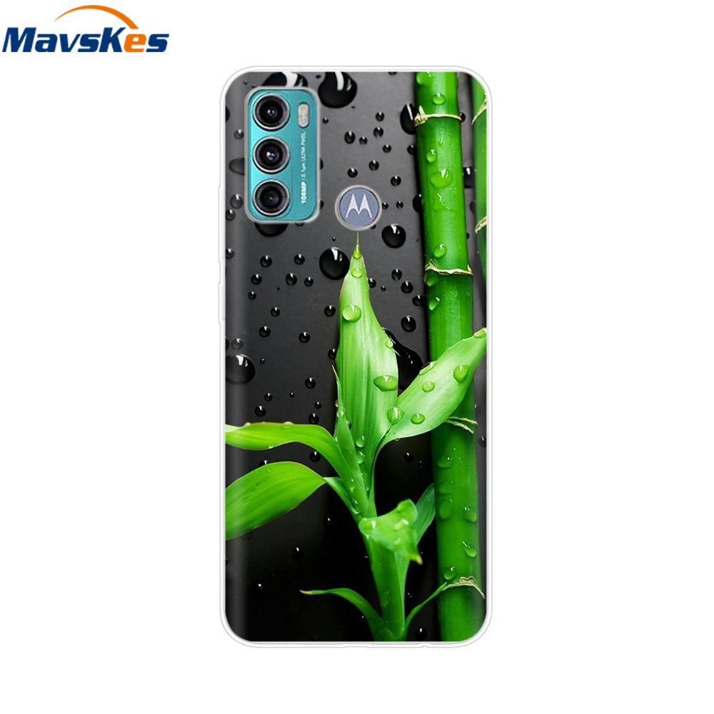 G60S Case For Moto G60S Protective Cartoon Transparent TPU Silicone Phone Cases For Motorola Moto G60 Cover G 60s Fundas Bumper