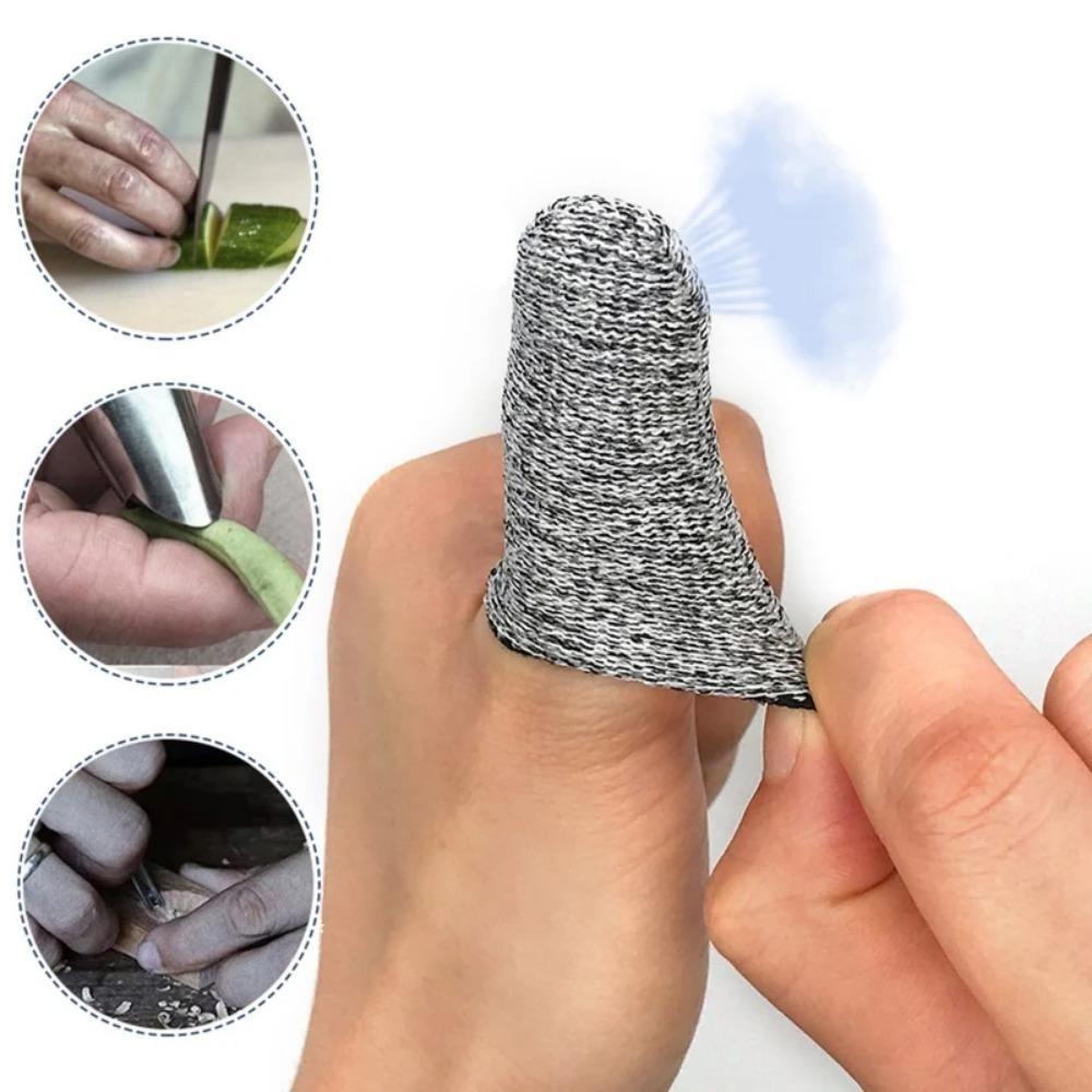 10Pcs Anti-Cut Finger Cover Finger Protector Sleeve Gloves Finger Protector Gadgets