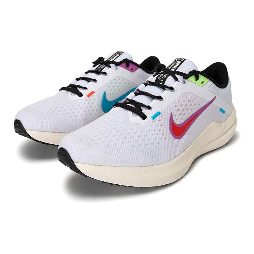 Nike Air Winflo 10 Comfortable Versatile Durable Breathable Support Low-Top Casual Training Running Shoes Men Sneaker White FJ1053-100