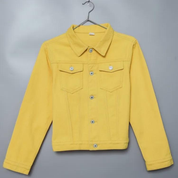 2025 Spring Trendy Colorful Denim Jacket for Women
