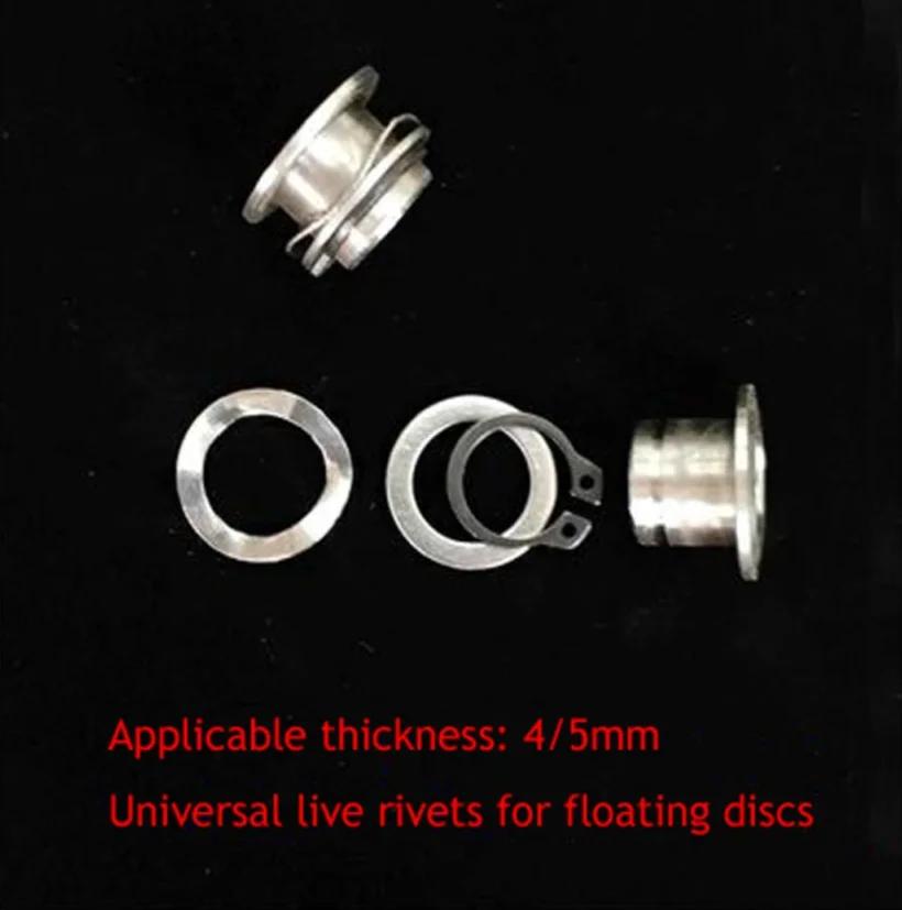 Плавающий тормозной диск мотоцикла, заклепки из нержавеющей стали, бесплатная разборка и сборка, высокое качество