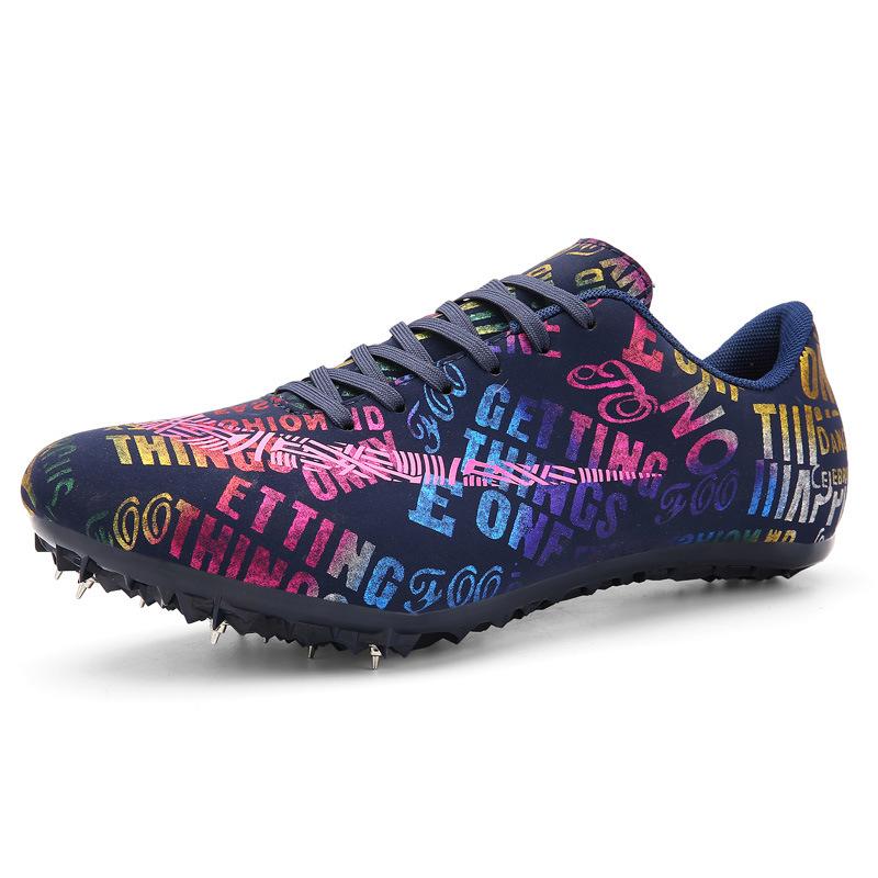 Large Size Track and Field Sprint Men's Professional Nail Shoes Men's and Women's Medium and Long Running Competition Training Shoes Mandarin Shoes