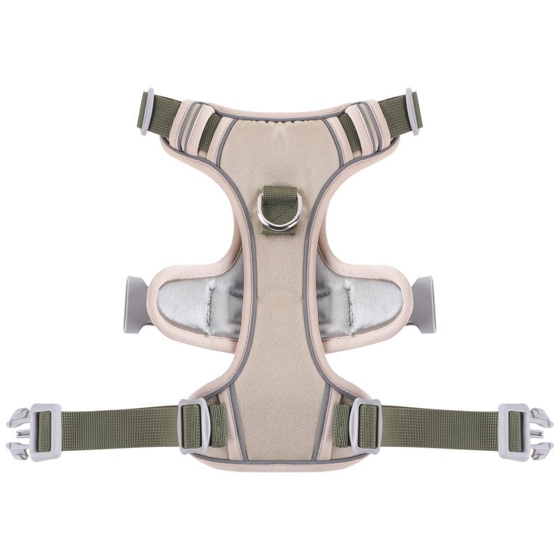 Поводок для собак Взрывозащищенный ремень для груди для больших собак Светоотражающий поводок для собак Жилетный поводок для домашних животных