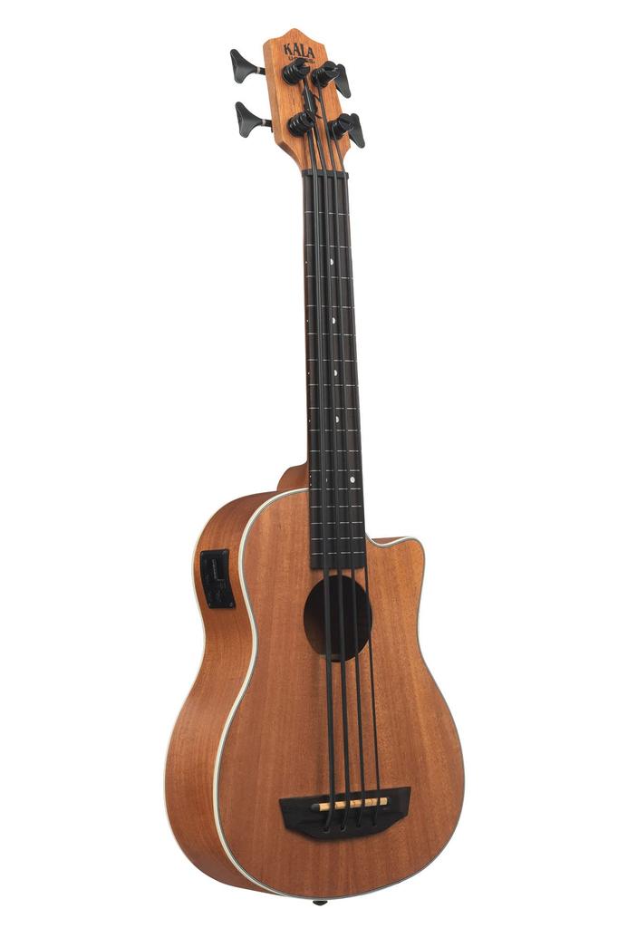 KALA Scout Ukulele Bass Mahogany Body Fretless Bag U-Bass UBASS-SCOUT-FL [Gig Included]
