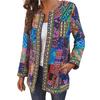 Свободная верхняя одежда, стильный ветрозащитный кардиган с круглым вырезом, пальто на весну и осень, винтажный кардиган в этническом стиле, пальто-кардиган для школы