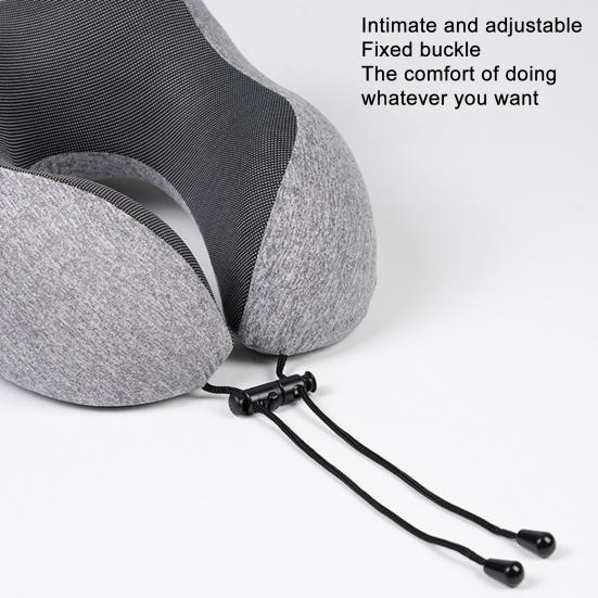 U-образная подушка из пены с эффектом памяти, дорожная подушка для шеи, удобная поддержка шеи, подушка для автомобилей, поездов, домашнего офиса