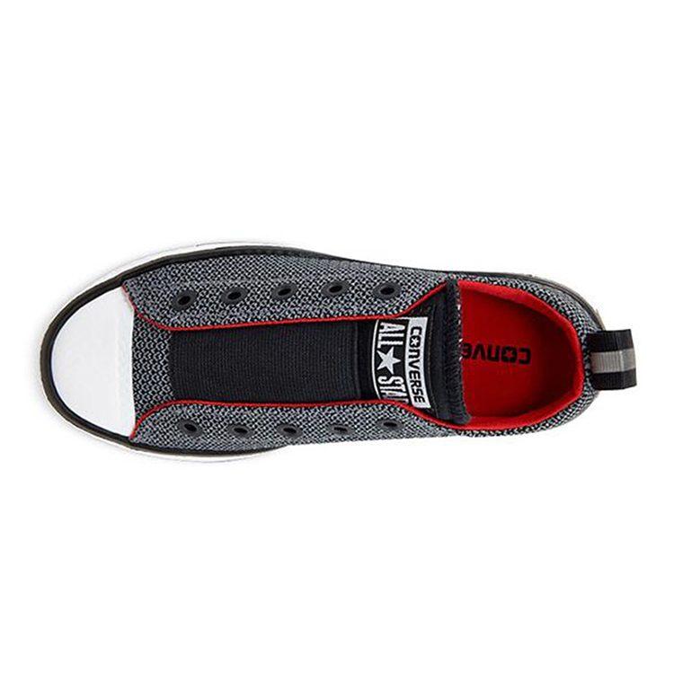 Converse Кеды Chuck Taylor All Star Hyper Lite Ox Слипоны Низкие Детские Обувь для скейтбординга Серый Подростки 659980C