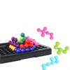 Classic Pyramid Plate 120 Challenges IQ 3D Puzzle Board Game Toys - Logical Mind Pearl Beads Toys Entertainment Party Gifts