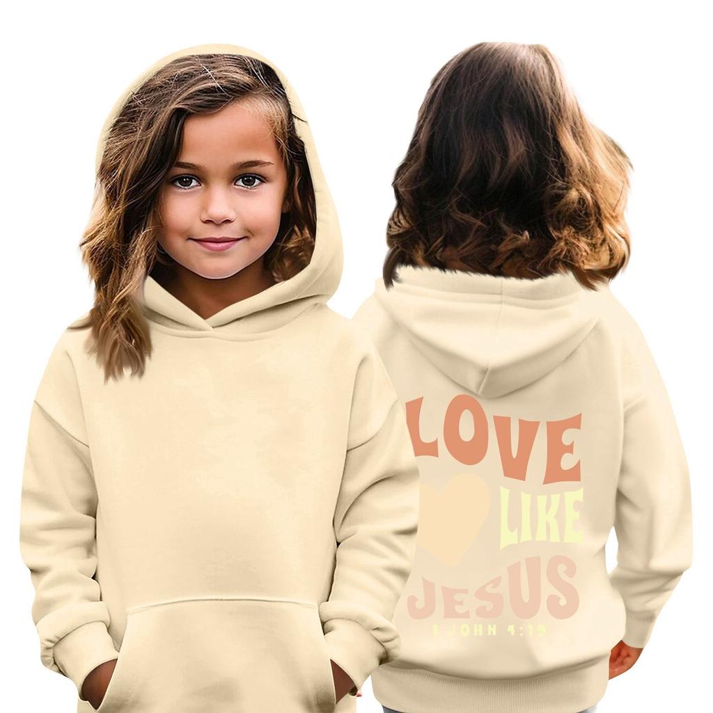 Детская толстовка с капюшоном для мальчиков и девочек, модная принтованная толстовка с длинными рукавами и карманом