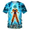 Anime Dragon Ball Son Goku 3D Print Kids T Shirt Summer Fashion Casual T-shirt Boy Girl Unisex Children's Clothing Tshirt Tops