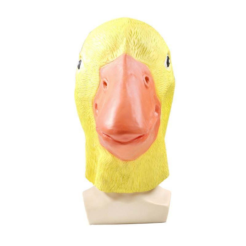 Halloween Animal Little Yellow Duck Mask Head Cover Masquerade Cosplay Party