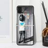Street Art Banksy Graffiti Phone Case For Samsung Galaxy Z Flip 7 Flip7 Zflip 6 Flip6 5 Flip5 4 Flip4 3 Flip3 5G Fundas Black Co