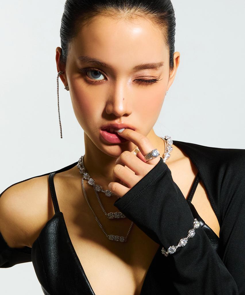 Nimbus Helix Bezel Cubic Nova Bracelet