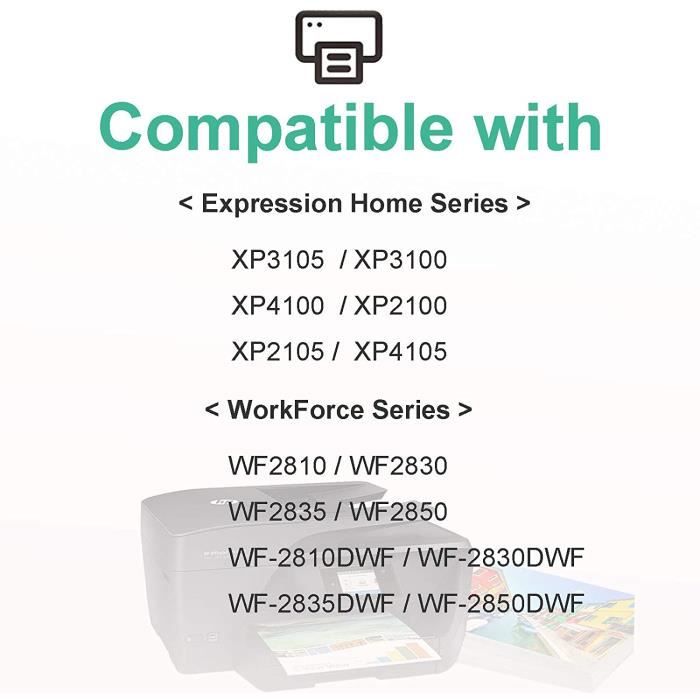 Caidi 8X 603 XL с совместимыми картриджами Epson 603 603XL Multipack, для Epson Expression Home XP-2100 XP-2105 XP-3100 XP-