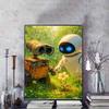 Disney Алмазная живопись WALL E Ева Алмазная живопись Фантастический космос Мультфильм Фильм Вышивка крестом Ручная работа Подарок Декор для дома