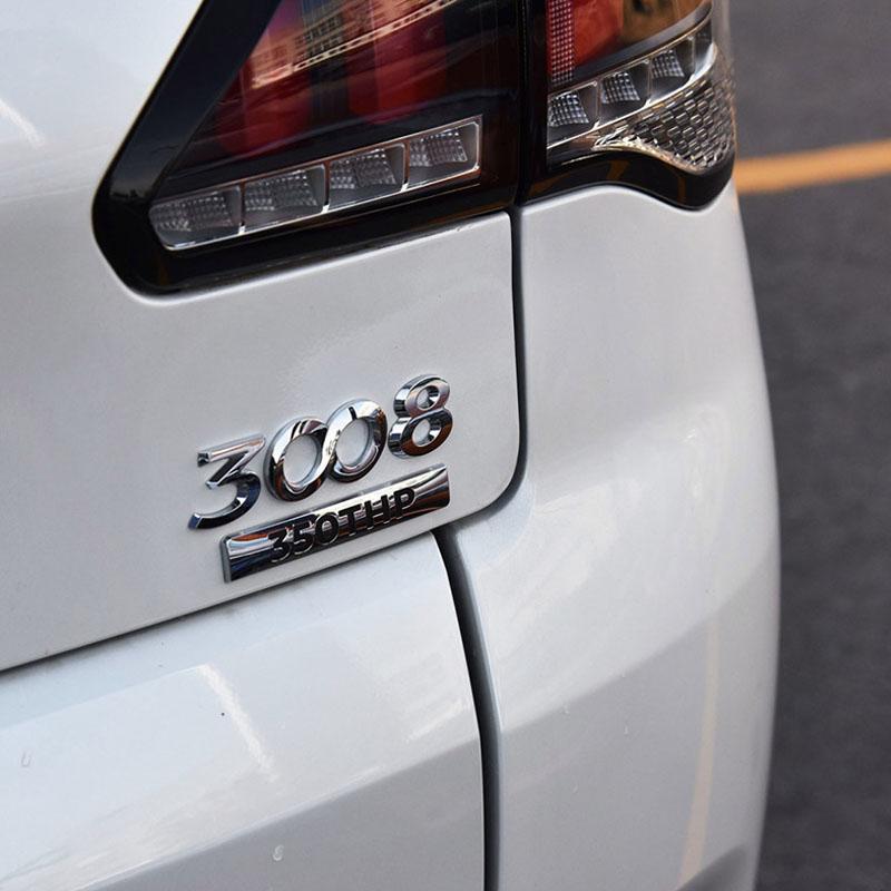 3D Премиум ABS 3008 Буквы для автомобиля 3008 Крыло багажник Задний капот Значок Наклейка Декаль Эмблема