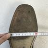 Сделано во Франции CLERGET Кожа Goodyear Welt Full Brogue Wingtip 42 / 26.0-26.5см / Черные Туфли(ИСПОЛЬЗОВАЛ)