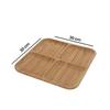 Доска презентационная Ecellent Houseware Bamboo 4 части 30x30 см