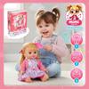Кукла-младенец - Kinderplay MiMi KP2010 - 30 см - Интерактивные звуки - Аксессуары для волос