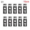 Shoelace Sportswear Apparel Sewing Stopper Cord DIY Metal Clamp Lock Toggle Double Hole Stoppers