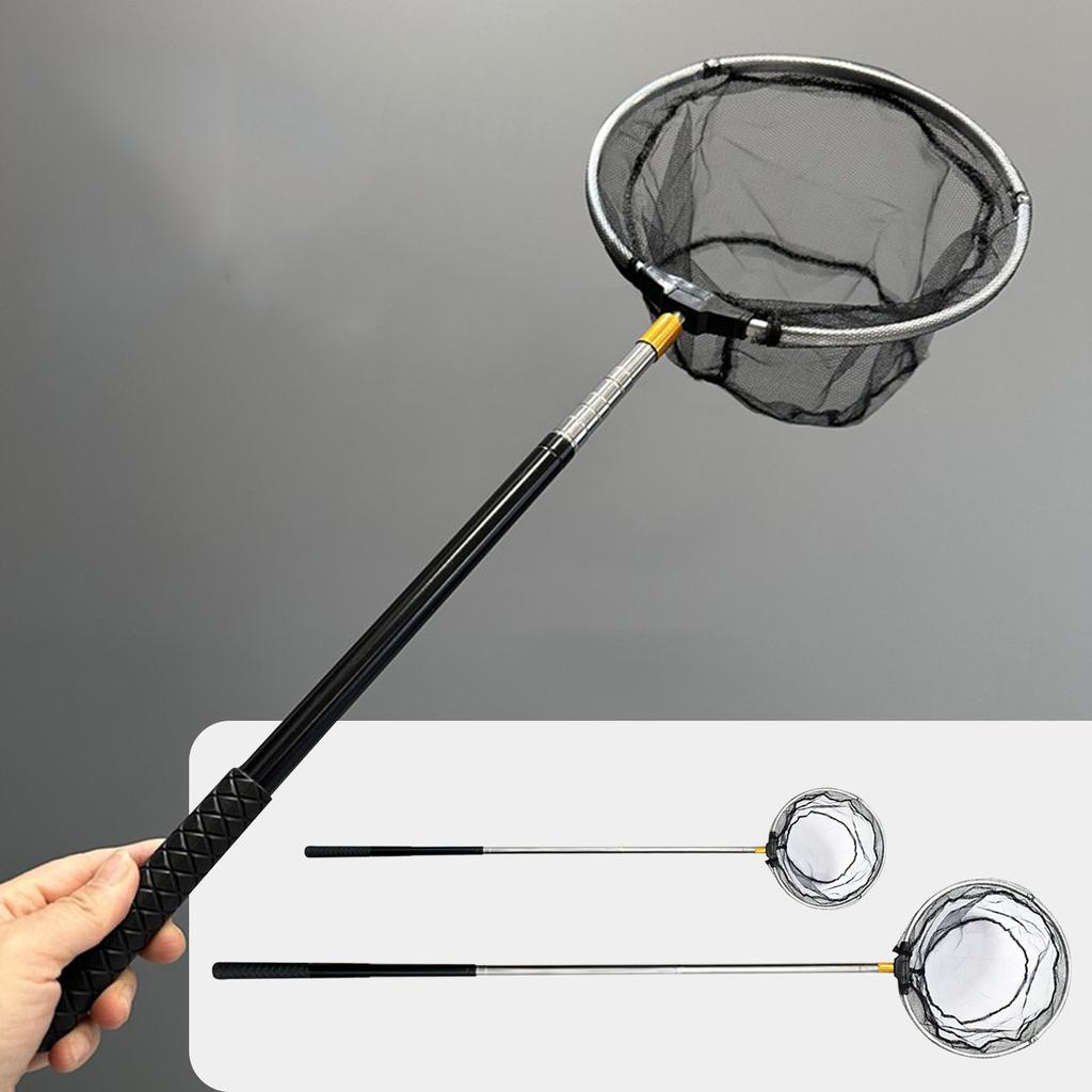 Stainless Steel Dip Net Butterfly Fishing Nets Pocket Fish Dip Net Poles Fishing Telescopic Pole Net Head Fishing Gear Supply
