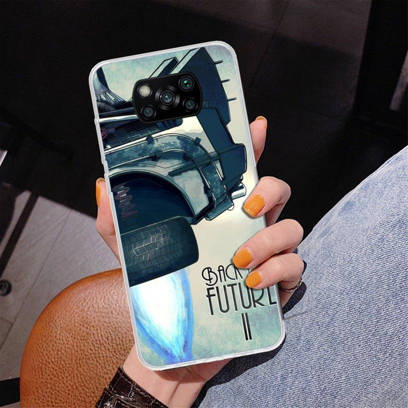 Back To The Future Time Machine Phnoe Case for Xiaomi Poco X5 X6 X7 Pro X4 Gt F7 Ultra M8 M7 Redmi 15C 15 13C 13 12C 12 Unique C