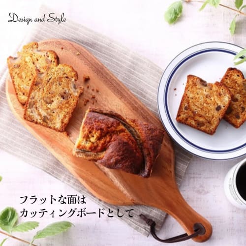 D&S Mini Reversible Serving Tray/Cutting Board, 40x15cm, Single-Serve, Natural Wood, Perfect for Breakfast, Outdoors, Lunch, and Serving (DS.181)