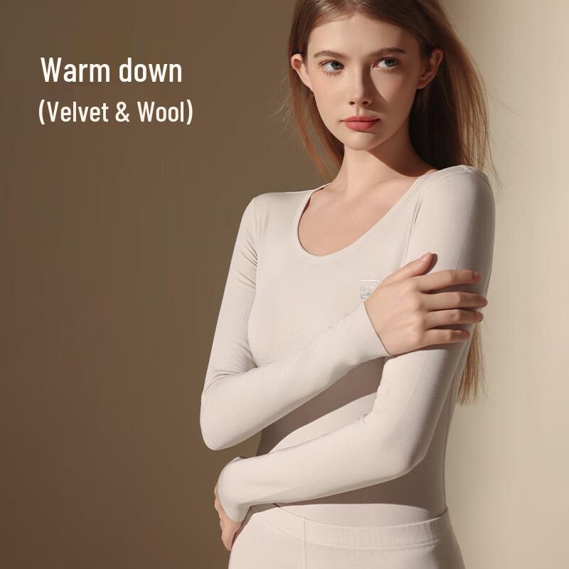 Miiow Women's Thermal Underwear Set - Wool & Tencel Blend