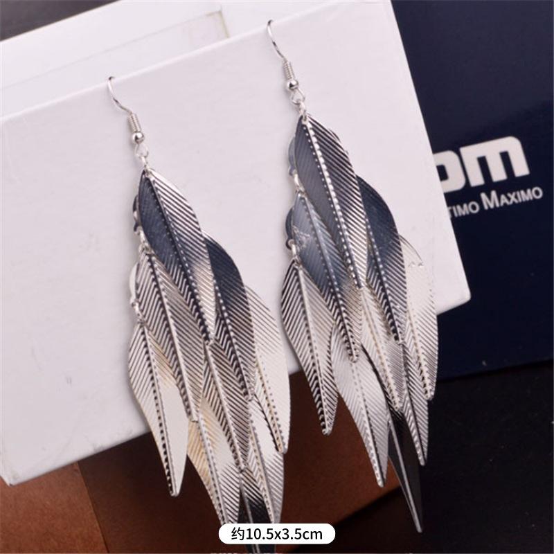 Модные преувеличенные нишевые темпераментные серьги с бахромой, ретро, личностные, универсальные серьги с пайетками, женские длинные украшения для ушей