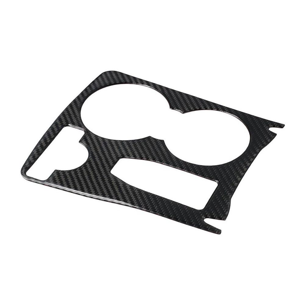 Накладка на панель переключения передач из углеродного волокна с подстаканником для Mercedes-Benz C-Class W204 07-14