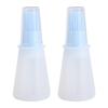 2pcs Kitchen Silicone Barbecue Oil Honey Bottle Brush Cooking Baking BBQ ToolBlue