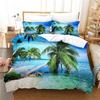 Beautiful Seaside Bedding Set Duvet Cover Set 3d Bedding Digital Printing Bed Linen Queen Size Bedding Set Fashion Design