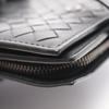 Used BOTTEGA VENETA Intrecciato Bi-fold wallet leather Black Used Women
