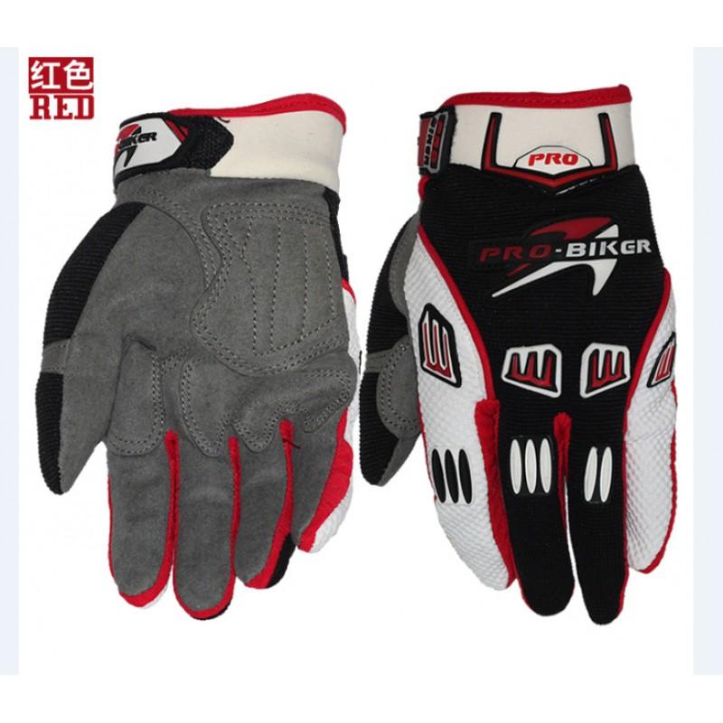 Full Finger Motorcycle Riding Gloves Off-Road Touring Racing Breathable Knit Design Unisex Adult Use