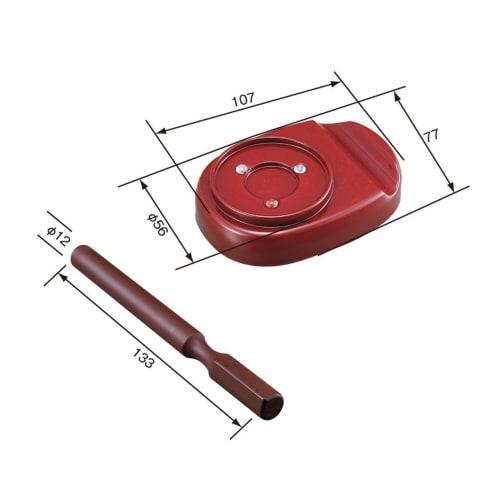 Sanmany Buddhist Bell Set, Brass, 2.5-inch, 3-Piece Set, Includes Bell Rod and Stand, Made in Japan