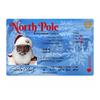 1~10 Cards Santa Claus Flying Licence Christmas Eve Driving Licence Christmas Gift For Children Kids Christmas Decoration 2025